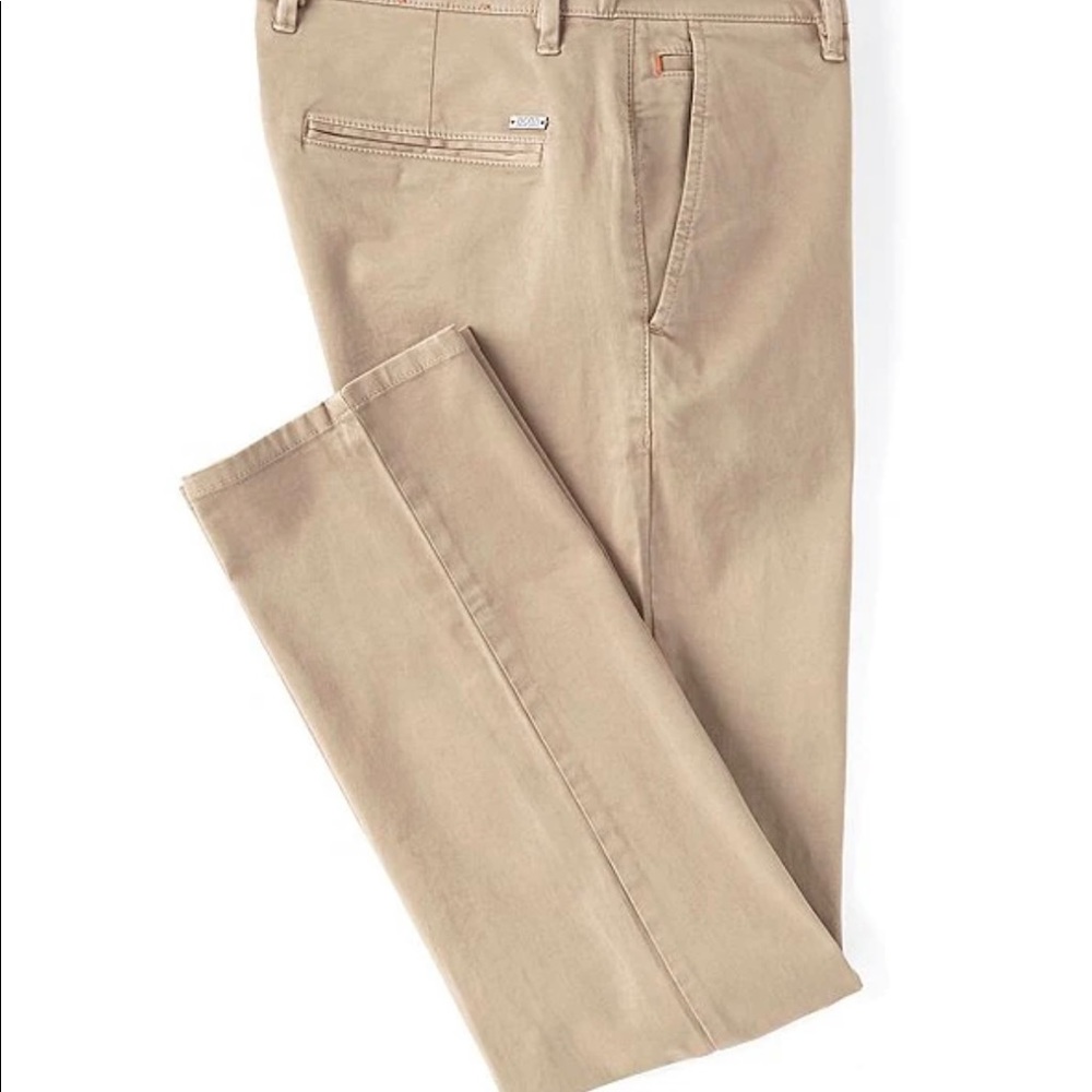 Hugo Boss Khaki Beige Men's Chinos